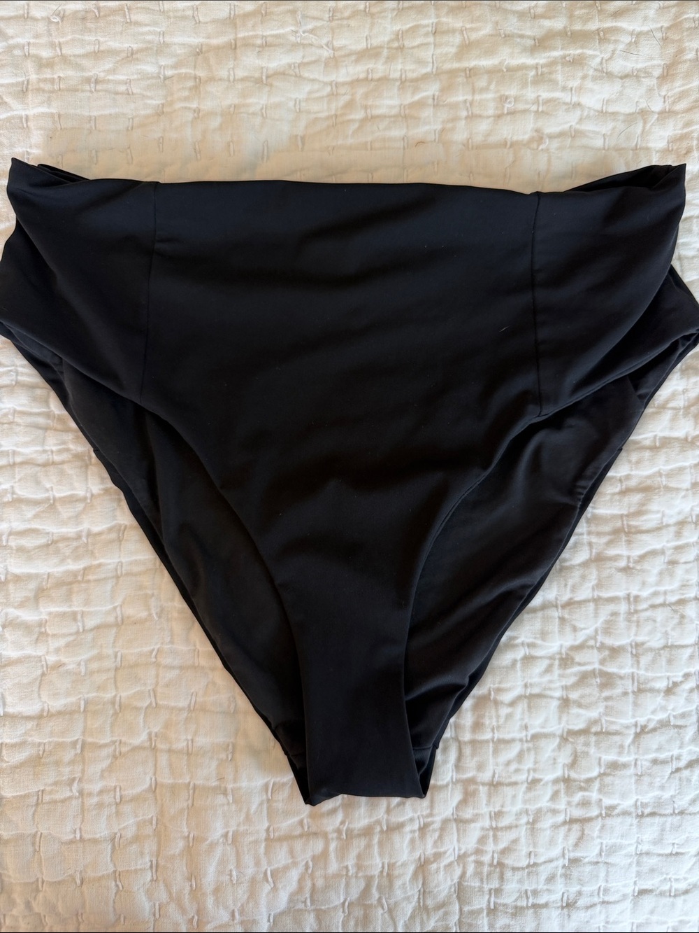 Vuori Women's High-Waist Black Swim Bottom